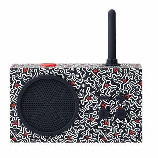 Mobiles UKW-Radio / Bluetooth-Lautsprecher "Tykho 3" - aus der Serie "Keith Haring Love"