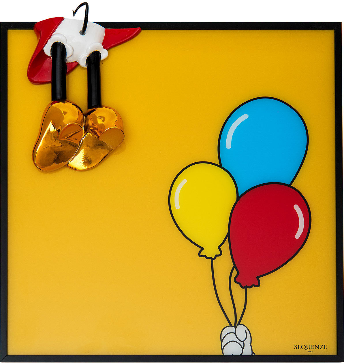 3D-Bild "Ballons" - aus der Serie "Free Directions", gerahmt von Sequenze