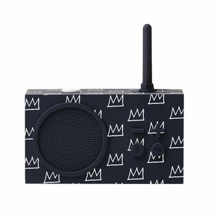 Mobiles UKW-Radio / Bluetooth-Lautsprecher "Tykho 3" - aus der Serie "Jean Michel Basquiat Crown"