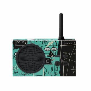 Mobiles UKW-Radio / Bluetooth-Lautsprecher "Tykho 3" - aus der Serie "Jean Michel Basquiat Equals Pi"